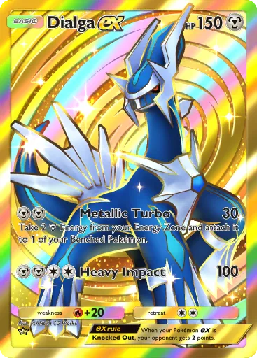 Dialga ex - SpaceTimeSmackdown - Pokémon Pocket Card