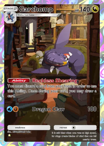 Garchomp - SpaceTimeSmackdown - Pokémon Pocket Card