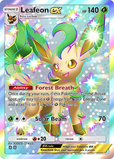 Leafeon ex - WisdomOfSeaAndSky - Pokémon Pocket Card