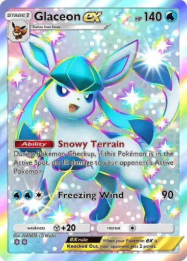 Glaceon ex - WisdomOfSeaAndSky - Pokémon Pocket Card