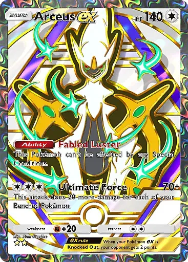 Arceus ex - DeluxePackEx - Pokémon Pocket Card
