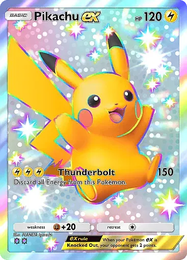 Pikachu ex - MegaRising - Pokémon Pocket Card