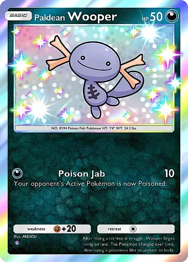 Paldean Wooper - SecludedSprings - Pokémon Pocket Card
