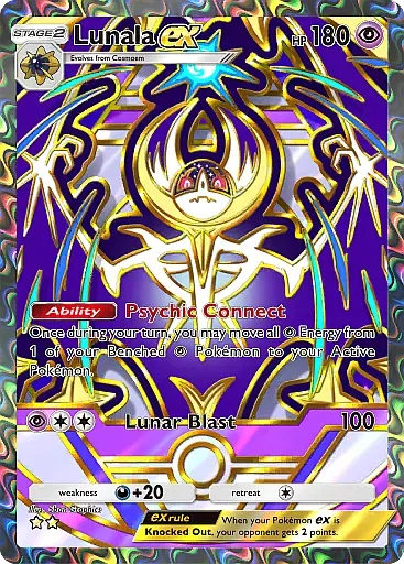 Lunala ex - DeluxePackEx - Pokémon Pocket Card