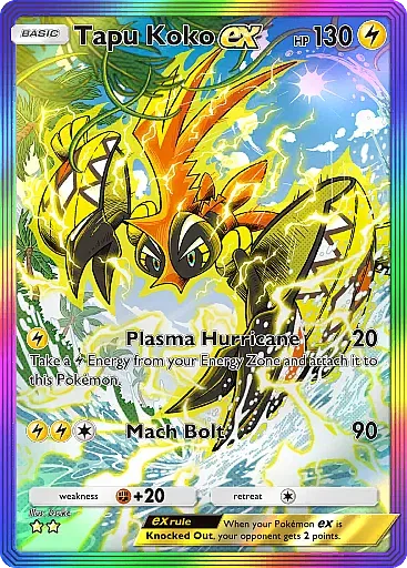 Tapu Koko ex - ExtradimensionalCrisis - Pokémon Pocket Card