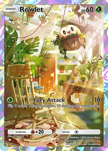 Rowlet - ExtradimensionalCrisis - Pokémon Pocket Card