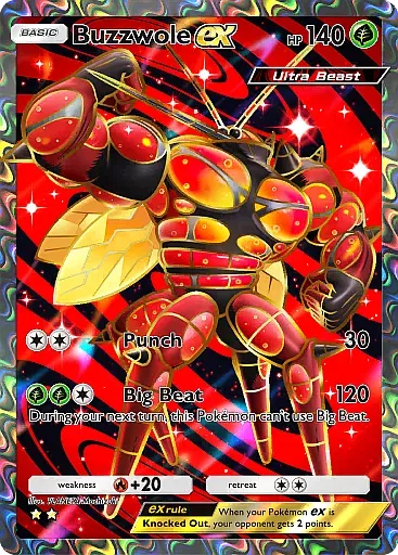 Buzzwole ex - ExtradimensionalCrisis - Pokémon Pocket Card
