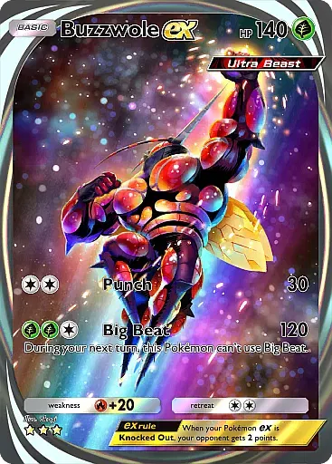 Buzzwole ex - ExtradimensionalCrisis - Pokémon Pocket Card
