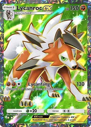 Lycanroc ex - ExtradimensionalCrisis - Pokémon Pocket Card