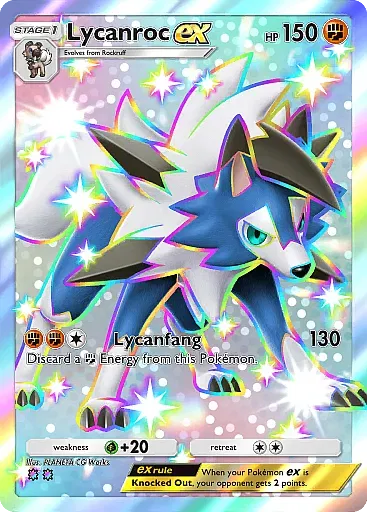 Lycanroc ex - MegaRising - Pokémon Pocket Card