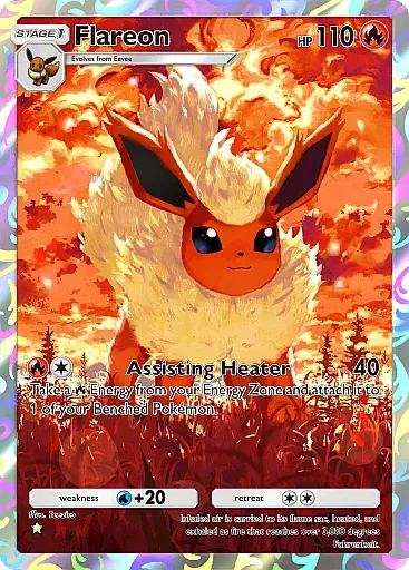 Flareon - EeveeGrove - Pokémon Pocket Card