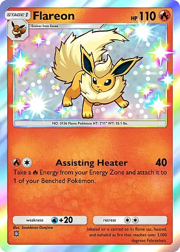 Flareon - WisdomOfSeaAndSky - Pokémon Pocket Card