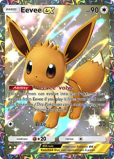 Eevee ex - EeveeGrove - Pokémon Pocket Card
