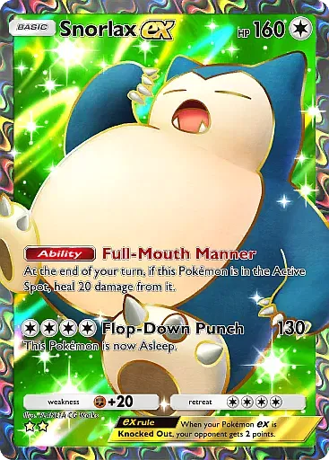 Snorlax ex - EeveeGrove - Pokémon Pocket Card
