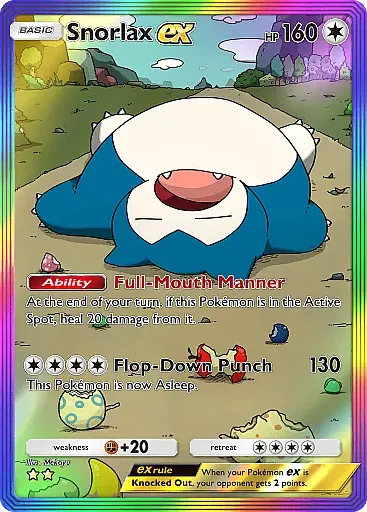 Snorlax ex - EeveeGrove - Pokémon Pocket Card