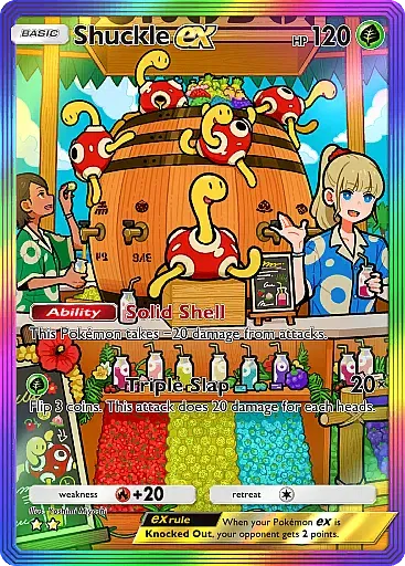 Shuckle ex - WisdomOfSeaAndSky - Pokémon Pocket Card
