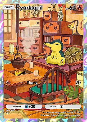Cyndaquil - WisdomOfSeaAndSky - Pokémon Pocket Card