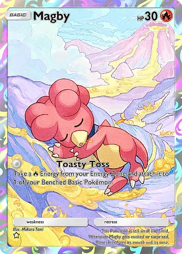 Magby - WisdomOfSeaAndSky - Pokémon Pocket Card