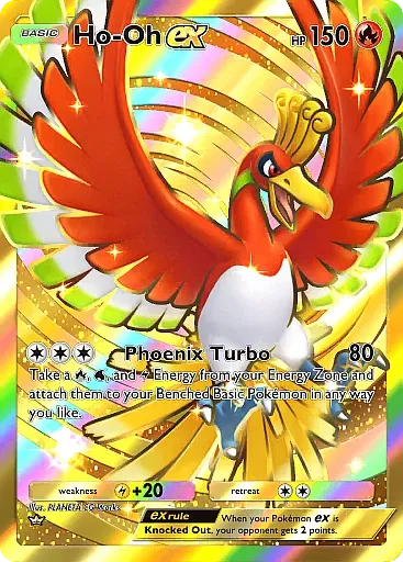 Ho-Oh ex - WisdomOfSeaAndSky - Pokémon Pocket Card