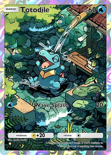 Totodile - WisdomOfSeaAndSky - Pokémon Pocket Card