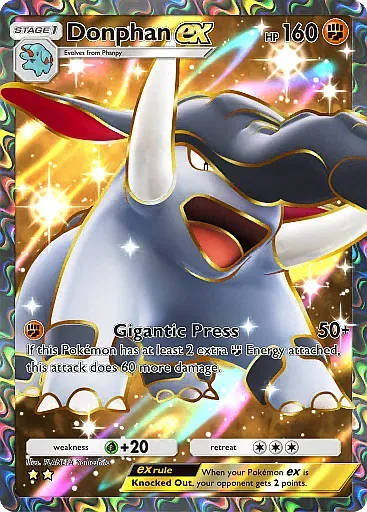 Donphan ex - WisdomOfSeaAndSky - Pokémon Pocket Card