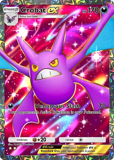 Crobat ex - WisdomOfSeaAndSky - Pokémon Pocket Card