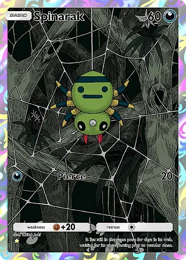 Spinarak - WisdomOfSeaAndSky - Pokémon Pocket Card