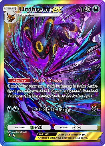 Umbreon ex - WisdomOfSeaAndSky - Pokémon Pocket Card