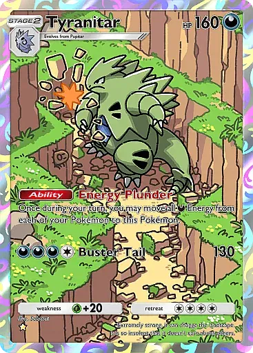 Tyranitar - WisdomOfSeaAndSky - Pokémon Pocket Card
