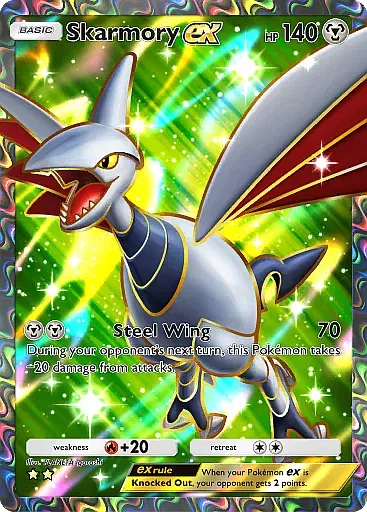 Skarmory ex - WisdomOfSeaAndSky - Pokémon Pocket Card