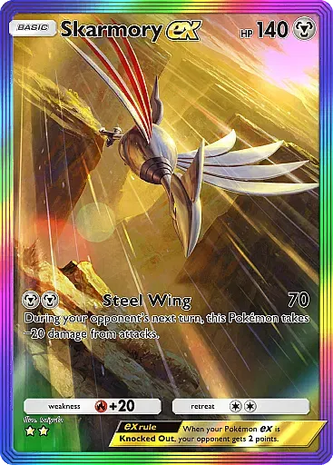 Skarmory ex - WisdomOfSeaAndSky - Pokémon Pocket Card