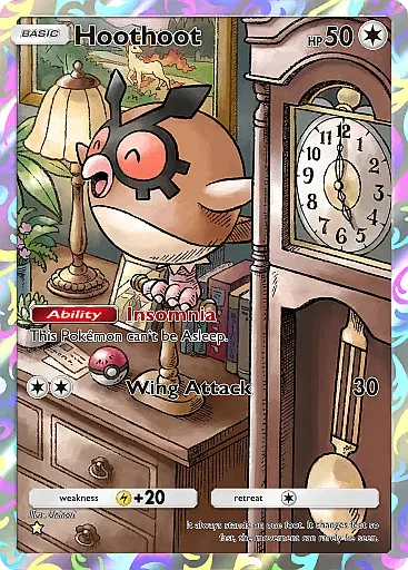 Hoothoot - WisdomOfSeaAndSky - Pokémon Pocket Card