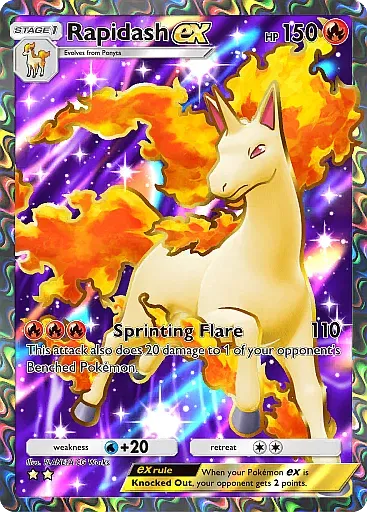 Rapidash ex - MegaRising - Pokémon Pocket Card