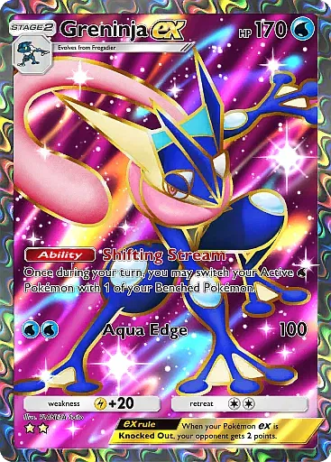 Greninja ex - MegaRising - Pokémon Pocket Card
