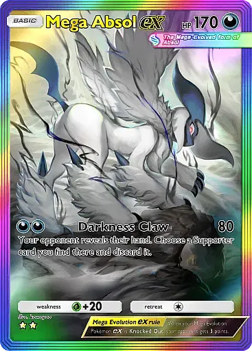 Mega Absol ex - MegaRising - Pokémon Pocket Card