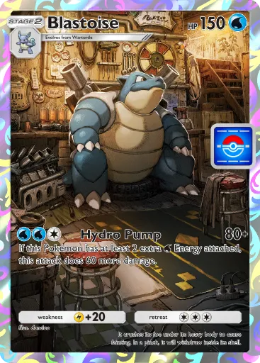 Blastoise - PromoA - Pokémon Pocket Card