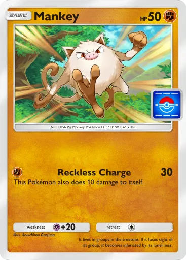 Mankey - PromoA - Pokémon Pocket Card