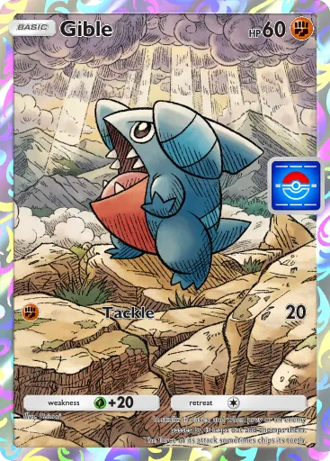 Gible - PromoA - Pokémon Pocket Card