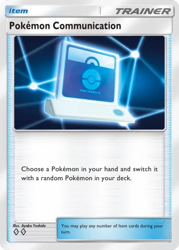 Pokémon Communication - SpaceTimeSmackdown - Pokémon Pocket Card