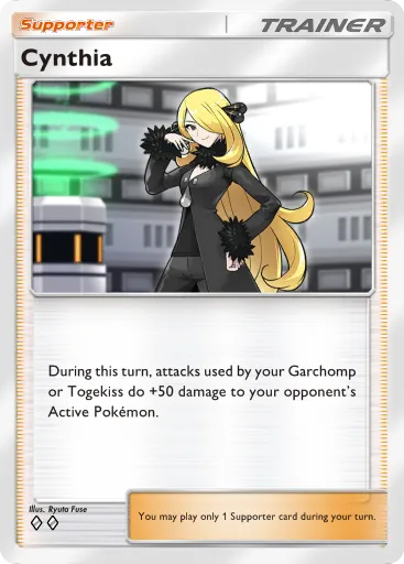 Cynthia - SpaceTimeSmackdown - Pokémon Pocket Card