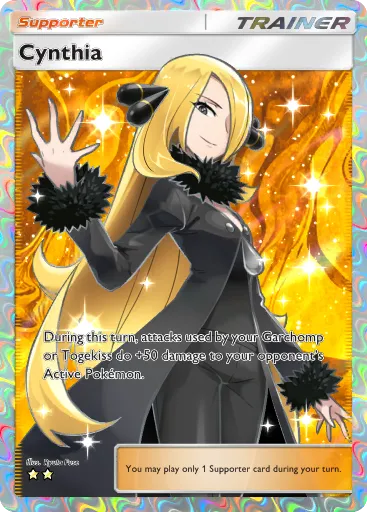 Cynthia - SpaceTimeSmackdown - Pokémon Pocket Card